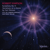 CDA67500 - Simpson: Symphony No 11 & Variations on a theme by Nielsen