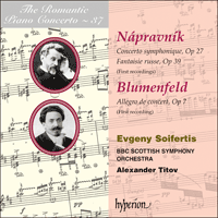 CDA67511 - Nápravník & Blumenfeld: Works for piano & orchestra