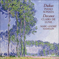 CDA67513 - Dukas: Piano Sonata; Decaux: Clairs de Lune