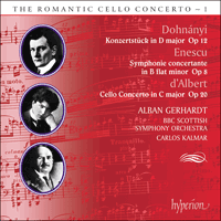 CDA67544 - Dohnányi, Enescu & Albert: Cello Concertos