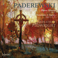 CDA67562 - Paderewski: Piano Sonata & Variations