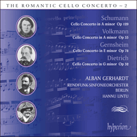 CDA67583 - The Romantic Cello Concerto, Vol. 2 - Volkmann, Dietrich, Gernsheim & Schumann