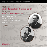 CDA67642 - Taneyev & Arensky: Violin Concertos