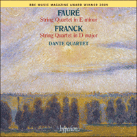 CDA67664 - Fauré & Franck: String Quartets