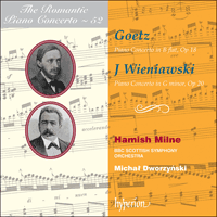 CDA67791 - Goetz & Wieniawski (J): Piano Concertos