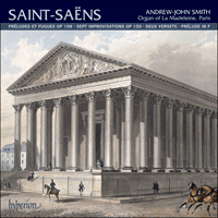 CDA67815 - Saint-Saëns: Organ Music, Vol. 2 - La Madeleine, Paris
