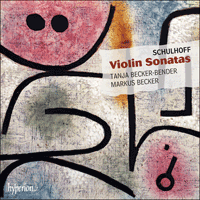 CDA67833 - Schulhoff: Violin Sonatas