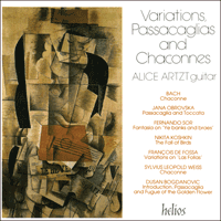 CDH88026 - Variations, Passacaglias & Chaconnes
