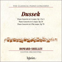CDA68027 - Dussek: Piano Concertos Opp 1/3, 29 & 70