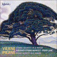 CDA68036 - Pierné: Piano Quintet; Vierne: String Quartet