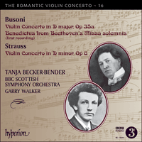 CDA68044 - Busoni & Strauss (R): Violin Concertos