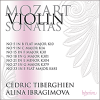 CDA68091 - Mozart: Violin Sonatas K301, 304, 379 & 481