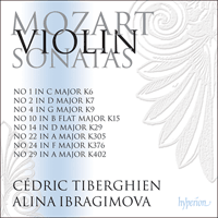CDA68092 - Mozart: Violin Sonatas K305, 376 & 402