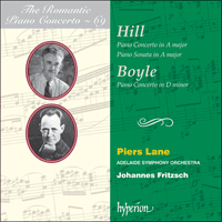 CDA68135 - Hill (A) & Boyle (G): Piano Concertos