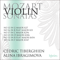 CDA68143 - Mozart: Violin Sonatas K296, 306, 454 & 547