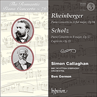 CDA68225 - Rheinberger & Scholz: Piano Concertos