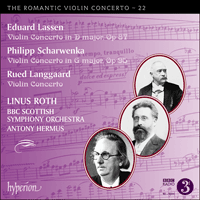 CDA68268 - Lassen, Scharwenka (P) & Langgaard: Violin Concertos