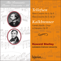 CDA68345 - Tellefsen & Kalkbrenner: Piano Concertos
