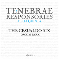 CDA68348 - Gesualdo: Tenebrae Responsories for Maundy Thursday