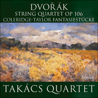 CDA68413 - Dvořák: String Quartet Op 106; Coleridge-Taylor: Fantasiestücke