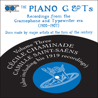 APR5533 - The Piano G & Ts, Vol. 3 - Chaminade & Saint-Saëns