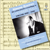 APR5621 - Simon Barere – His celebrated live recordings at Carnegie Hall, Vol. 1 - 1946