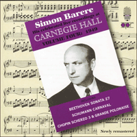 APR5624 - Simon Barere – His celebrated live recordings at Carnegie Hall, Vol. 4 - 1949