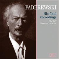 APR5636 - Paderewski - His final recordings