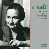 APR5643 - Gina Bachauer - The first HMV recordings