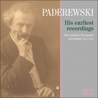 APR6006 - Paderewski - His earliest recordings
