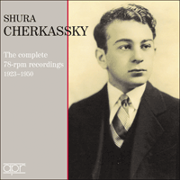 APR7316 - Shura Cherkassky - The complete 78-rpm recordings, 1923-1950
