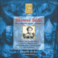 SIGCD003 - Tallis: The Complete Works, Vol. 3