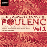 SIGCD247 - Poulenc: The Complete Songs, Vol. 1