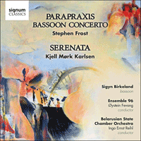 SIGCD258 - Frost & Karlsen: Bassoon Concertos