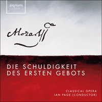 SIGCD343 - Mozart: Die Schuldigkeit des ersten Gebots