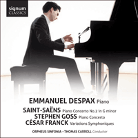 SIGCD349 - Saint-Saëns, Goss & Franck: Piano Concertos