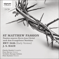 SIGCD385 - Bach: St Matthew Passion