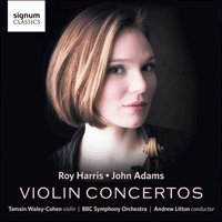 SIGCD468 - Harris & Adams: Violin Concertos