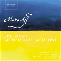 SIGCD547 - Mozart: Grabmusik & Bastien und Bastienne