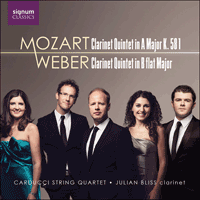 SIGCD552 - Mozart & Weber: Clarinet Quintets