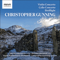 SIGCD621 - Gunning: Violin Concerto, Cello Concerto & Birdflight