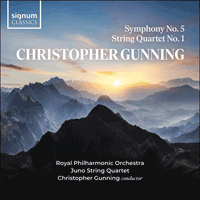 SIGCD676 - Gunning: Symphony No 5 & String Quartet No 1