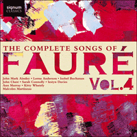 Faure The Complete Songs Vol 4 Sigcd681 Gabriel Faure 1845 1924 Hyperion Records Mp3 And Lossless Downloads