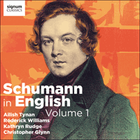 SIGCD782 - Schumann: Schumann in English, Vol. 1