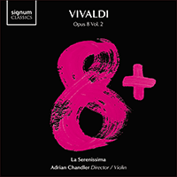 SIGCD919 - VIVALDI: Opus 8, Vol. 2 – Concertos for violin, strings & continuo