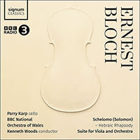 SIGCD932 - Bloch: Schelomo & Suite for viola