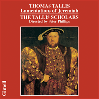 CDGIM025 - Tallis: Lamentations of Jeremiah