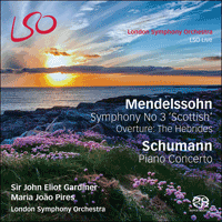 LSO0765 - Mendelssohn: Symphony No 3 'Scottish'; Schumann: Piano Concerto