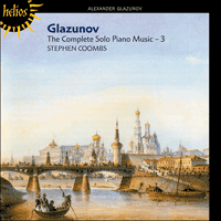 CDH55223 - Glazunov: The Complete Solo Piano Music, Vol. 3