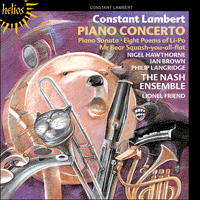 CDH55397 - Lambert: Piano Concerto & other works